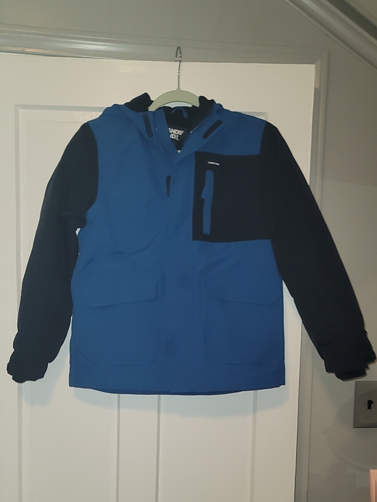 Lands' End Other - Lands' End Royal Blue and Navy Hooded Winter Jacket